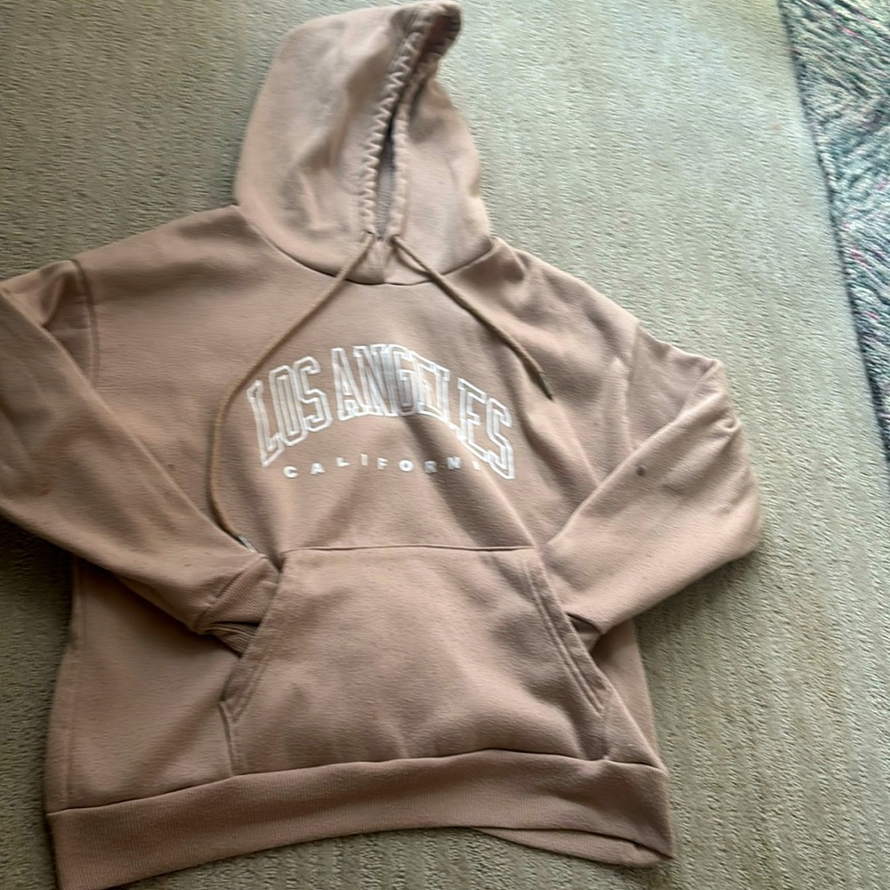 Brown Los Angeles, California hoodie
